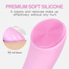 Heatable Vibrating Silicone Facial Cleansing Brush