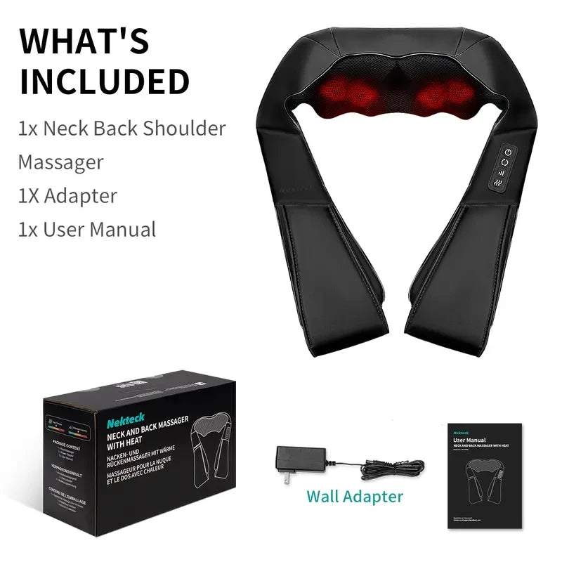 Shiatsu Neck and Back Massager with Heat