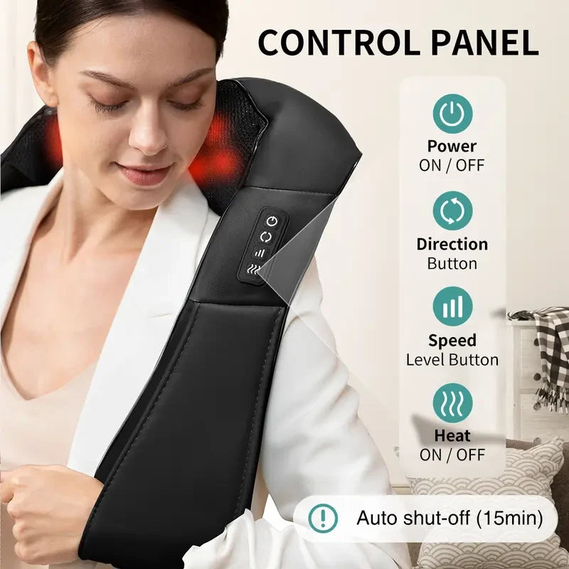 Shiatsu Neck and Back Massager with Heat