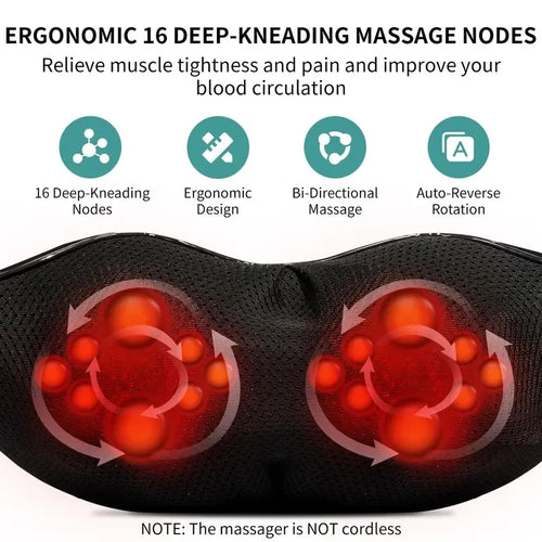 Shiatsu Neck and Back Massager with Heat