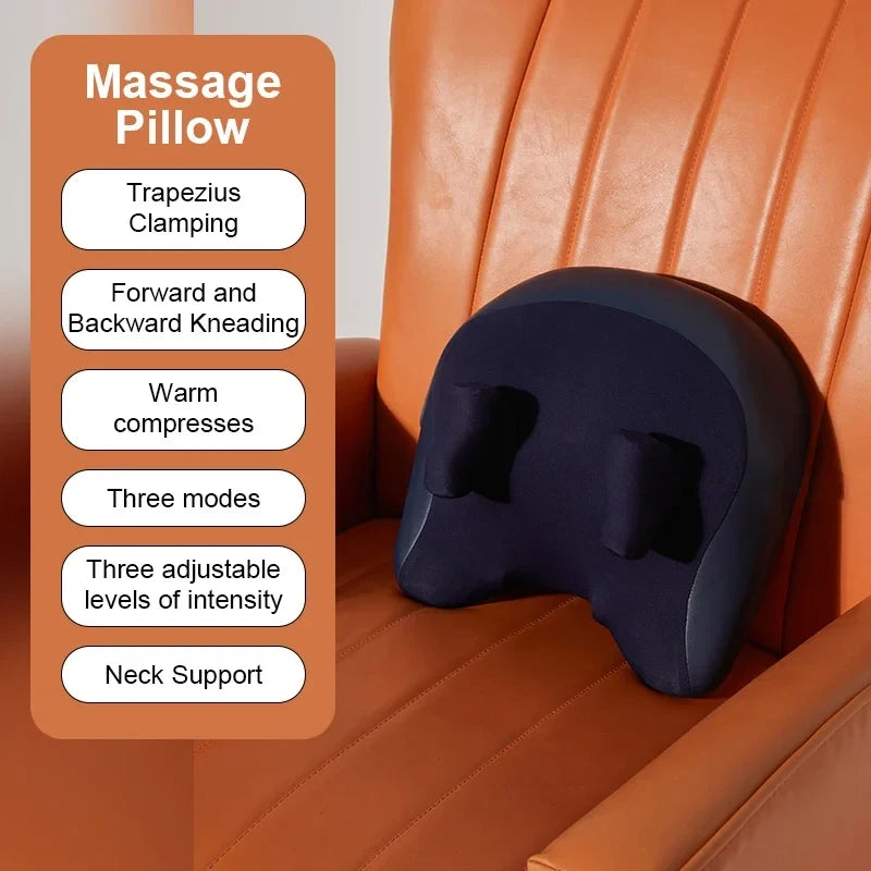 Wireless Electric Shiatsu Massage Pillow