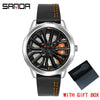 SANDA Rotating Rim Hub Quartz Watch