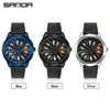 SANDA Rotating Rim Hub Quartz Watch