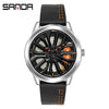 SANDA Rotating Rim Hub Quartz Watch