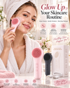 Heatable Vibrating Silicone Facial Cleansing Brush