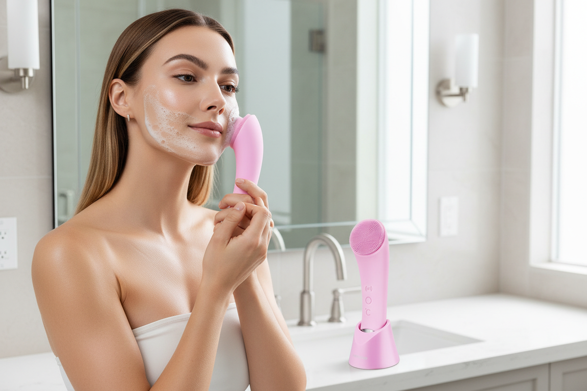 Facial Cleansing Brush Lifestyle